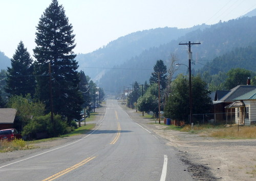 GDMBR: This is our one and only picture of the Town of Basin, Montana.
